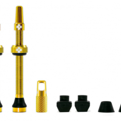 Válvulas Sin Cámara Muc-Off Aluminio 60 Mm Oro