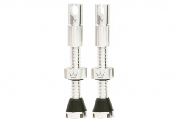 Válvulas Sin Cámara MK2 De Peaty's X Chris King 60 Mm Plateadas 3 Válvulas Sin Cámara MK2 De Peaty's X Chris King 60 Mm Plateadas