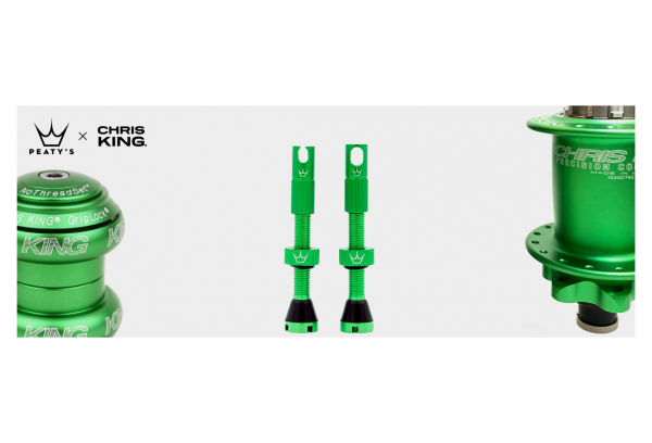 Válvulas Sin Cámara Esmeralda De 42 Mm De Peaty's X Chris King MK2 4 Válvulas Sin Cámara Esmeralda De 42 Mm De Peaty's X Chris King MK2 - Imagen 2