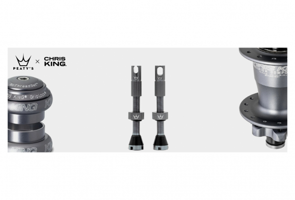 Válvulas Sin Cámara De Pizarra Peaty's X Chris King MK2 De 42 Mm 4 Válvulas Sin Cámara De Pizarra Peaty's X Chris King MK2 De 42 Mm - Imagen 2