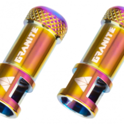 Granite Design Par De Tapones Removedores De Cáscara Pulida De Aceite De Pezón Jugoso Con Diseño De Granito