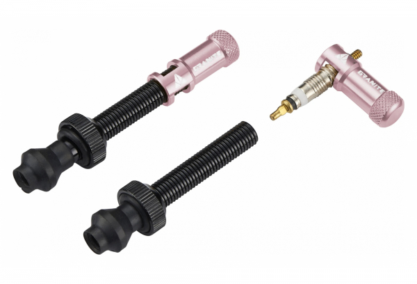 Granite Design Par De Válvulas Tubeless De Boquilla Jugosa De Diseño Granito De 80 Mm Con Tapones De Extracción De Carcasa Rosa 3 Granite Design Par De Válvulas Tubeless De Boquilla Jugosa De Diseño Granito De 80 Mm Con Tapones De Extracción De Carcasa Rosa