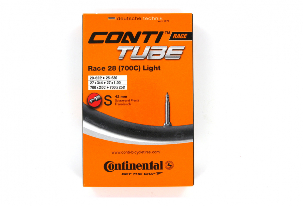Tubo De Luz Continental Race 28 - 700x20c 700x25c Presta 3 Tubo De Luz Continental Race 28 - 700x20c 700x25c Presta