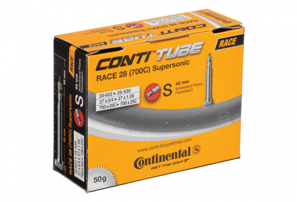 Tubo Continental 700 X 20/25 Mm Race 42 Supersonic 3 Tubo Continental 700 X 20/25 Mm Race 42 Supersonic