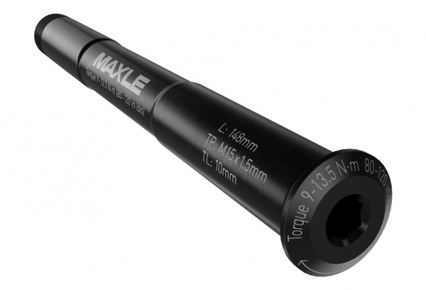 ROCKSHOX Eje Delantero Rock Maxle STEALTH Route 12x100mm / 118.5mm / Negro 3 ROCKSHOX Eje Delantero Rock Maxle STEALTH Route 12x100mm / 118.5mm / Negro